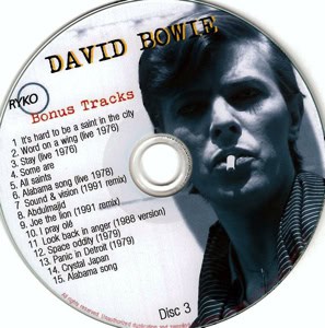 David Bowie - Ryko Bonus Disc CD 3
