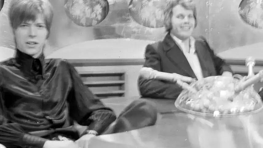 David Bowie during his 1967 appearance in Bussum on Dutch television Fenklup