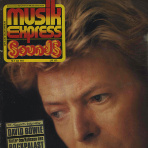 David Bowie Interview for German music magazine MusikExpress - sounds 1983 - SQ 8,5