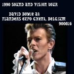 David Bowie 1990-08-16 Ghent ,Flanders Expo (off master – RAW) – SQ 7,5