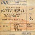 David Bowie 1990-03-20 Birmingham ,National Exhibition Centre (100pcb – RAW) – SQ 8,5