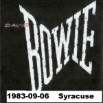 David Bowie 1983-09-06 Syracuse ,Carrier Dome  – (RAW ,RD) – SQ 8