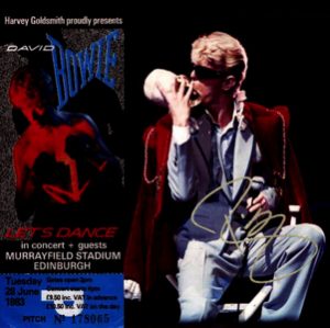 David Bowie 1983-06-28 Edingburgh, Murrayfield Stadium - Edinburgh June 28 - (2e gen.) - SQ 8,5