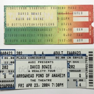 David Bowie 2004-04-23 Anaheim ,Theatre Arrowhead's Pond - SQ 8,5