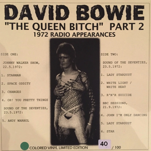 David Bowie The Queen Bitch Part 2 - (BBC Session 1972) - SQ 8,5