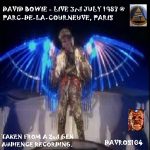 David Bowie 1987-07-03 Paris ,Parc Departemental De La Courneuve – SQ -8