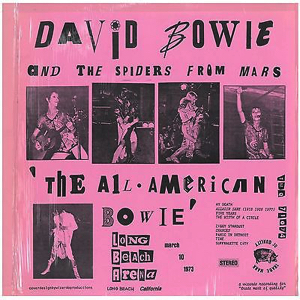 David-Bowie 1973-03-10 Long Beach ,Arena - The All American Bowie - (Vinyl) - SQ 7+