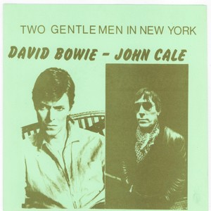 David Bowie Two Gentlemen In New York (Rehearsals October 5, 1979, with John Cale) - SQ 8