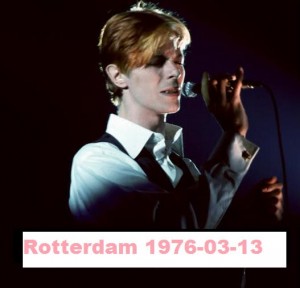 David Bowie 1976-05-13 Rotterdam ,Ahoy Sports Palais (Helden label) - SQ 7,5