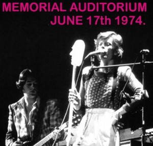 David Bowie 1974-06-17 Rochester ,War Memorial Auditorium (21 tracks) (Diedrich) - SQ 7+