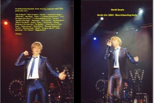 David Bowie 2002-09-22 Berlin ,Max Schmeling Halle (Broadcast by SAT 1 Germany 2003-02-09)