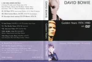 David Bowie Golden Years 1974-1980 (98 minutes TV Broadcast)