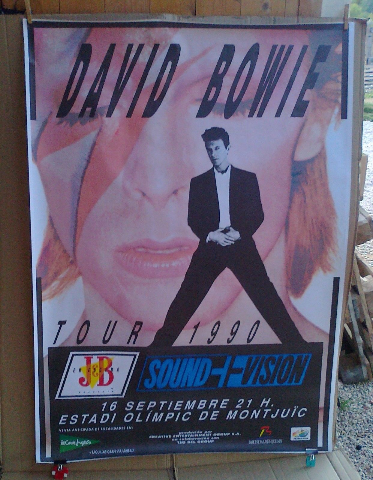 poster bowie 1990 bcn