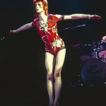 David Bowie on the Ziggy Stardust World Tour with the Spiders from Mars, London, Britain – 1973