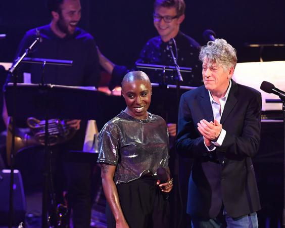 Laura Mvula and Paul Buchanan duetted on Girl Loves Me from Bowie's final album, Blackstar (BBC/Mark Allan)