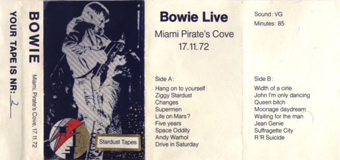  DAVID-BOWIE-MIAMI-PIRATE'S-COVE-tape