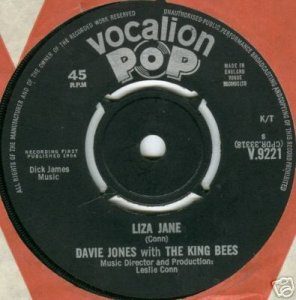 David Bowie Liza Jane (1964 - as Davie Jones with the King Bees)