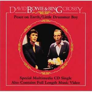 David Bowie Peace on Earth / Little Drummer Boy (Christmas song with an added counterpoint performed by David and Bing Crosby in 1982)