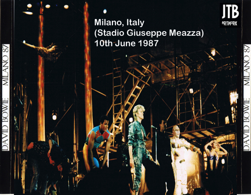 David Bowie 1987-06-10 Milano , Stadio Di San Siro – Milano '87 