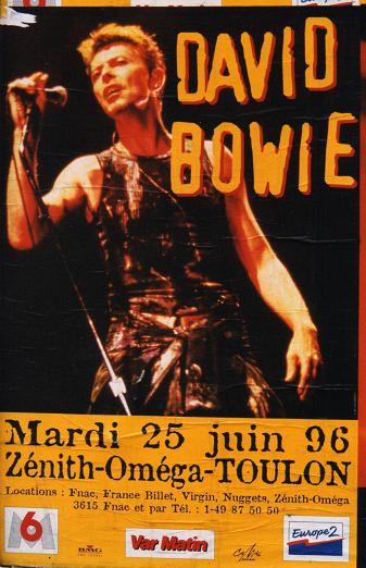  David Bowie affiche