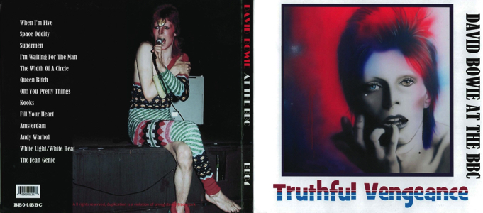  David Bowie - Truthful Venegeance - Front