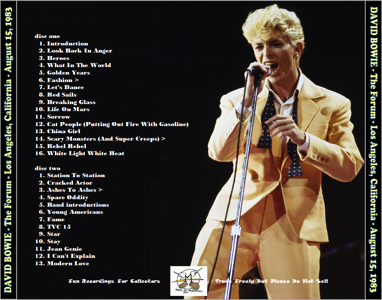 david bowie 1983 tour dates