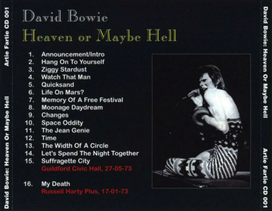  david bowie-heaven-or-maby-hell-guildford-civic-hall 