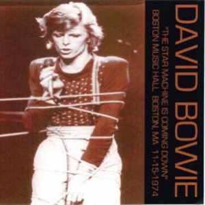 David Bowie 1974-11-15 Boston ,Music Hall - Star Machine Is Coming Down - SQ 7,5