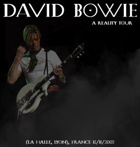 David Bowie 2003-11-15 Lyon ,Halle Tony Garnier ,Place Antonin Perrin - La Halle ,Lyon - SQ 8,5