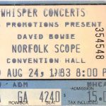 David Bowie 1983-08-24 Norfolk ,Scope Cultural and Convention Center (Remake) – SQ 8