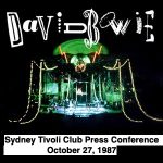 David Bowie 1987-10-27 Sydney ,Tivoli Club (press conference’s) – SQ 8