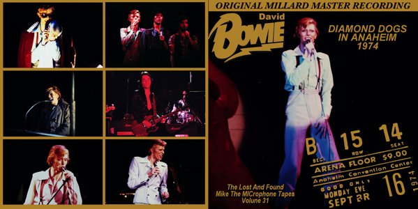 David Bowie 1974 Anaheim FRONT