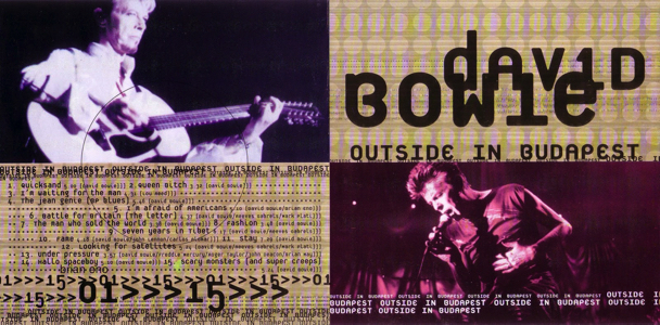 David Bowie [1997.08.14] Outside In Budapest (TABOO140897) - Cover Fold 2