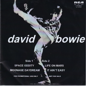 David Bowie Space Oddity - Moonage Daydream - Life on Mars - It Ain't Easy (1972 USA) estimated value € 45,00