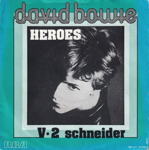 David Bowie Heroes - V-2 Schneider (Belgium 1977) estimated value € 10,00