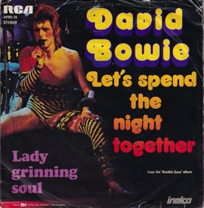 David Bowie Let's Spend The Night Together - Lady Grinning Soul (1973) estimated value € 20,00