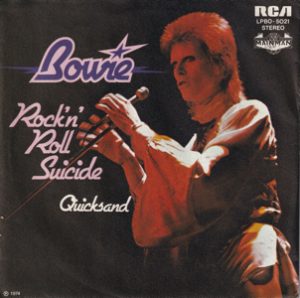 David Bowie Rock 'n' Roll Suicide - Quicksand (1974 Germany) estimated value € 20,00