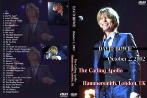 David Bowie 2002-10-02 London ,Hammersmith Odeon - October 2, 2002 - (audience recording)