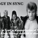 David Bowie 1972-1973 Ziggy In Sync (compilation of Mick Rock silent footage dubbed to shows from 1972 & 1973)