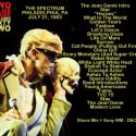 David Bowie 1983-07-21 Philadelphia BACK