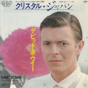 David Bowie Crystal Japan - Alabama Song (1980 Japan) estimated value € 18,00