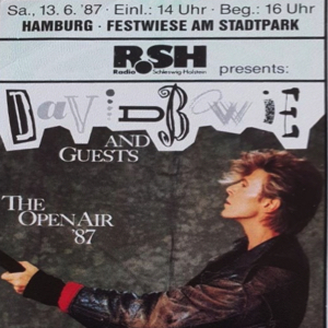 David Bowie 1987-06-13 Hamburg ,Festwiese am Stadtpark - (Off Master Casette) - SQ 8+
