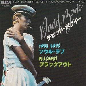 David Bowie Soul Love – Black Out (1978 Japan) estimated value € 60,00