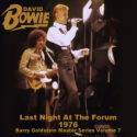 David Bowie 1976-02-11 Inglewood ,The Forum – Last Night At The Forum 1976 – SQ 8+