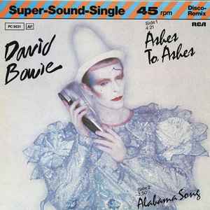 David Bowie Ashes To Ashes - Alabama Song (1980) Super-Sound-Single