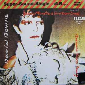 David Bowie Scary Monsters - Because You're Young (1981) Super-sound-single