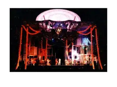 David Bowie Glass Spider Tour stage