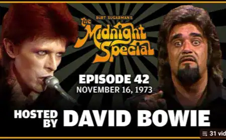 David Bowie performing the 1980 Floor Show for The Midnight Special, 1974