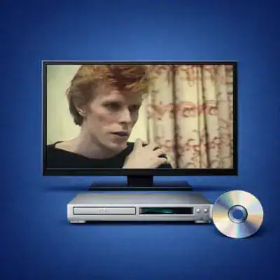 alt="David Bowie during one of his iconic television interviews"