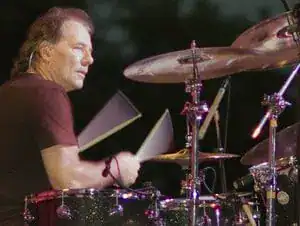 Aynsley Dunbar drummer and David Bowie collaborator